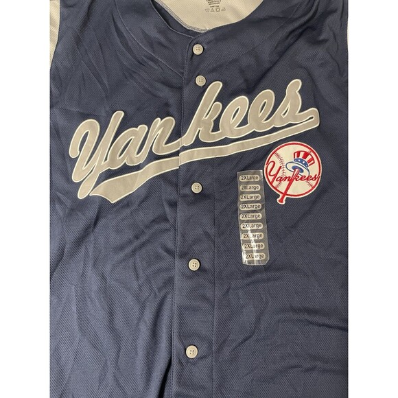 NWT Nike New York Yankees Jersey Mens 2XL XXL MLB Official Baseball - Picture 3 of 14